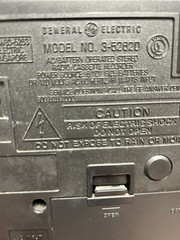 General Electric Model 3-526D Boom Box. Works. Tested.
