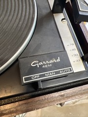 garrard turntable 42M UNTESTED READ