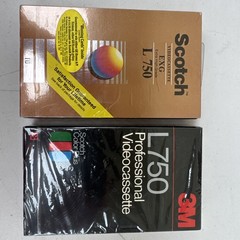 6 Scotch EXG L 750 + 2 3M L750 Scotch Color Plus VideoCassettes NEW SEALED NOS