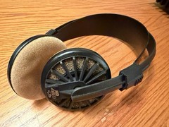 Sennheiser HD 420 Headband Headphones Black Beige Ear-Pad Double Vintage 1970s
