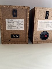 2 Vintage Pioneer CS-X300-Q + 1 Cs-x500-Q Surround Speakers Book Shelf Tested