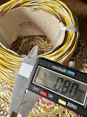 100 meter coil 2 x 0.8mm Siemens speaker wire amplifier cable vintage