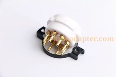 Pair 2pcs Octal K8A socketS for EL34 6SN7 6L6 KT88 B65 EM34