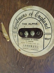 Vintage Rare Set Of Goodmans 2 Way 22″ Speakers Sound Great!
