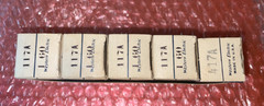 WESTERN ELECTRIC 417A’s 5 IDENTICAL N.O.S. TUBES SAME DATE CODES 1/60
