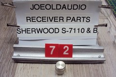 Sherwood S-7110B/S-7110 Receivers Bass, Treble, BaL,Volume Knob Minor Scratches