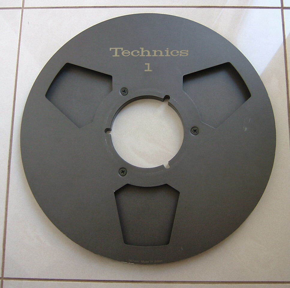 Serviced Technics RP-10A 10″ Metal Empty Take-up Reel Aluminum Mint Japan