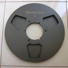 Serviced Technics RP-10A 10″ Metal Empty Take-up Reel Aluminum Mint Japan