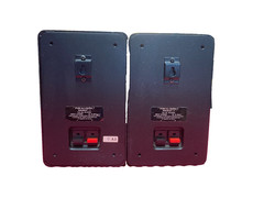 Bookshelf Speakers, Realistic Minimus 7 Black 40-2030C Radio Shack speaker set.