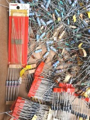Vintage NOS Lot: Allen-Bradley, RadioShack Vishay, Diodes, Capacitors, 1000+ pcs