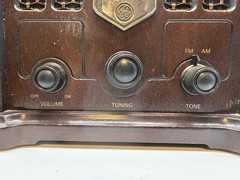 Vintage General Electric Model 7-4100JA Cathedral AM/FM Radio Reproduction Works