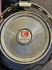 Vtg Gigantic DYNATRONIC Dynatron Headphones MODEL MD-300VM JAPAN