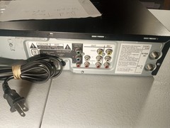 PANASONIC PV-D4745 4 Head Hi-Fi VHS DVD Combo VCR FOR PARTS OR REPAIRS