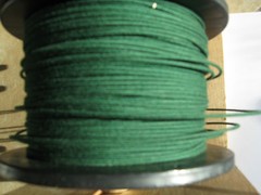 1920’s Emerald Green Radio loop antenna wire, DeForest and more. 20AWG 100ft