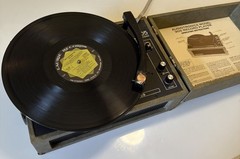 Vintage Audiotronics Model 305 Record Player Turntable Working 33/45/78 RPM
