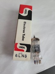 Lot 10 Lindal Electronic Tubes w BOXES 6EJ7, 6JN8, 6LT8, 6LX8, 6LN8, 6ML8 Etc