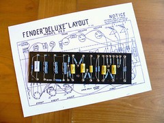 Turret Board for Fender Deluxe 5E3 Tweed amp & DIY/Kit guitar amplifiers