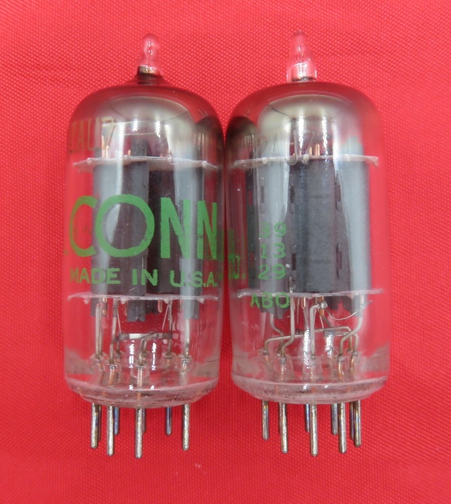1959 Sylvania 12AU7 PLATINUM PLUS GRADE Preamp Tubes Matched Pair 100% NOS ECC82