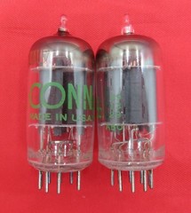 1959 Sylvania 12AU7 PLATINUM PLUS GRADE Preamp Tubes Matched Pair 100% NOS ECC82