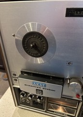 Akai 1730D-SS Quad Reel to Reel w/ Wood Case – Powers On – Spins Needs Service
