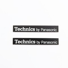 Technics by Panasonic Turntable Logo Badge 54mm(2.125″)X7.9mm(0.312″)