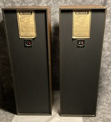 VTG Fisher STV-752 Floor Speakers 3-Way 10” Woofer 8 Ohm Studio Pair 90s