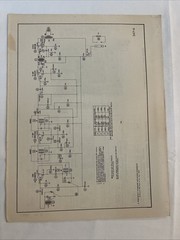 Vintage Sams Photofact Schematic 2-1957 DEWALD MODEL K-544