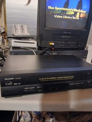 Sharp VC-H960 VHS 4 Head VCR Works No Remote See Pics
