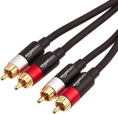 2RCA to 2RCA Cable 3Ft, 2 RCA Male to 2 RCA Male Stereo Audio Cable
