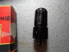 Brimar 6SN7GT Black Glass Valve Tube