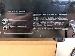 RCA MTR225 DIMENSIA DUAL AUTO REVERSE CASSETTE DECK – PARTS OR REPAIR ONLY