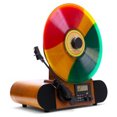 Fuse Vert Vertical Vinyl Record Player- Audio Technica Cartridge + Bluetooth