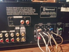 Tested & Working Sherwood RD-6500 Receiver 100w 6Ohms 5.1 Channel PLUS REMOTE