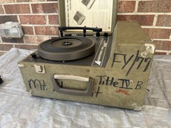 🍊Vintage 1960s Audiotronics Portable Classroom Record Player | Model 300-A HELP