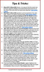 2006-2008 Lexus RX400H Mark Levinson Speaker 6″x9″ Foam Surround Kit 86160-0W560