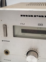 Vintage Marantz SR220 Stereo Receiver Silver Face – UNTESTED For Parts/Repair