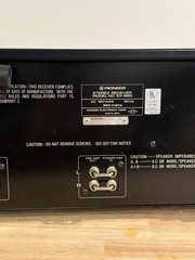 Very Near-Mint Vintage Pioneer SX-980 Stereo Receiver at 80 Watts per Channel