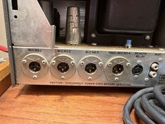 Bell Sound Mark 80 EL34 Tube PA Amplifier Microphone