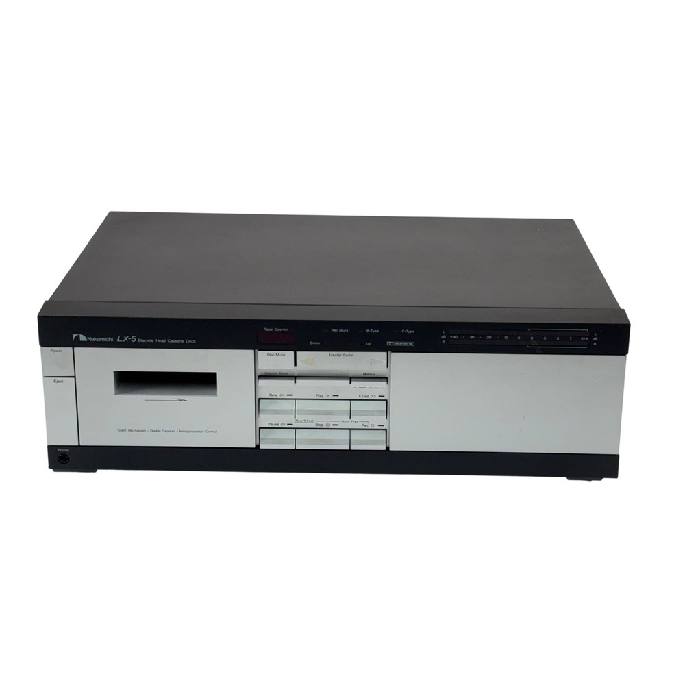 Nakamichi LX-5 Dolby-C Noise Reduction Discrete Head Cassette Deck