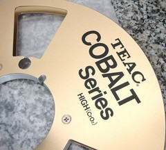 TEAC STUDIO COBALT SOUND Series No.10 Metal Empty Reel Gold Japan NOS
