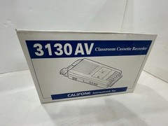 Vintage Califone 3130AV Portable Classroom Cassette Player Recorder