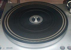 Philips 312 Electronic Servo Belt Drive Turntable w/Auto Lift + Audio Technica