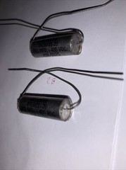 Gudeman Vintage Paper in Oil Capacitors .068 MFD 400 VDC Quantity of (2)