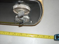 Vintage Philco SPACE AGE TV POWERS UP DISCOLORED & STAINED