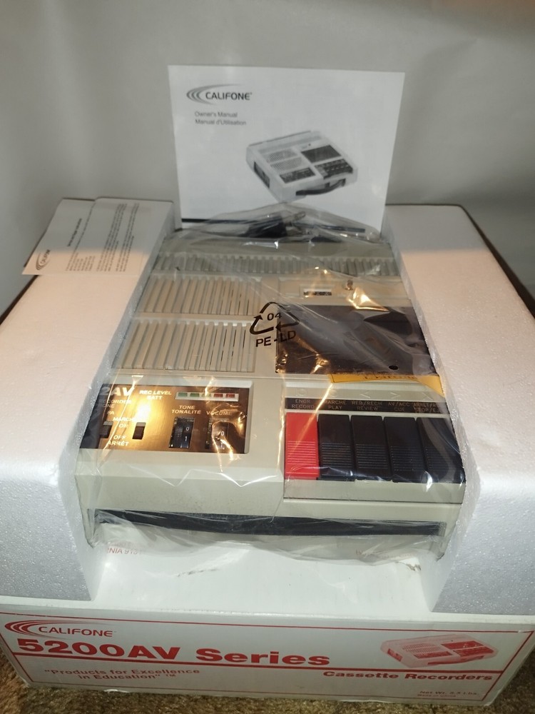 Vintage Califone 5272AV Cassette Recorder