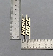 Bose Speaker Badge Logo Emblem Brushed Gold