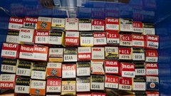 Lot of 111 Vintage Vacuum Tubes in Original Boxes RCA Sylvania GE Untested