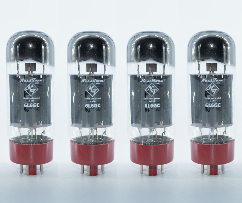 NEW NESSTONE 6L6GC Matched **QUAD** Tubes 6L6 5881 Valves-Sweet Tube Tone-Tested