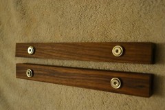 Pioneer RT-707 Side Rails, Solid Black Walnut fits RT-701 too Cheeks Beautiful