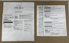 Integra DTR-50.4 AV Receiver Owners Manual, Remote Codes, Internet Radio Guide